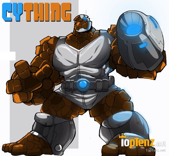 The Thing y Cyborg mashup como CyThing