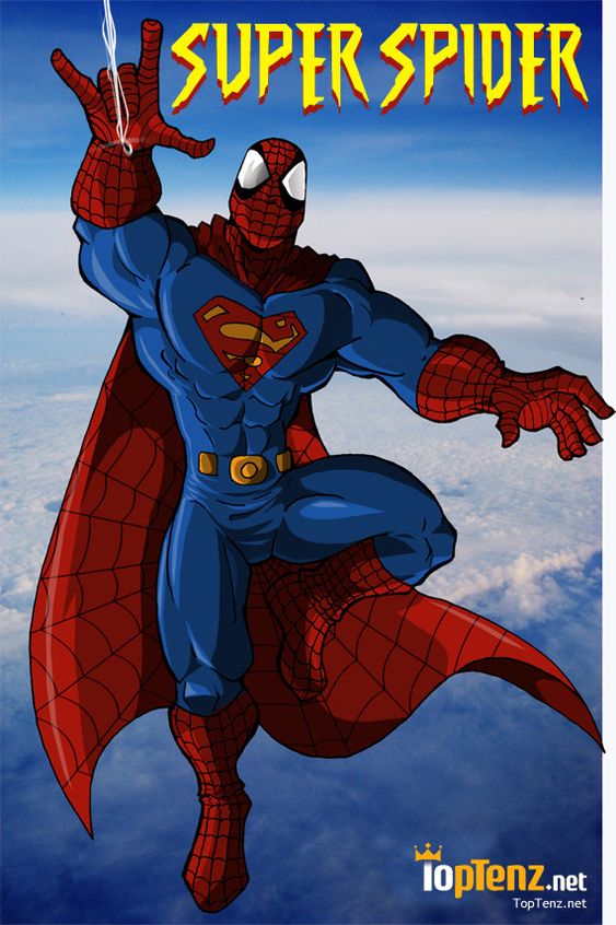 Superman y Spider-man se mezclan como el increíble Super Spider-man