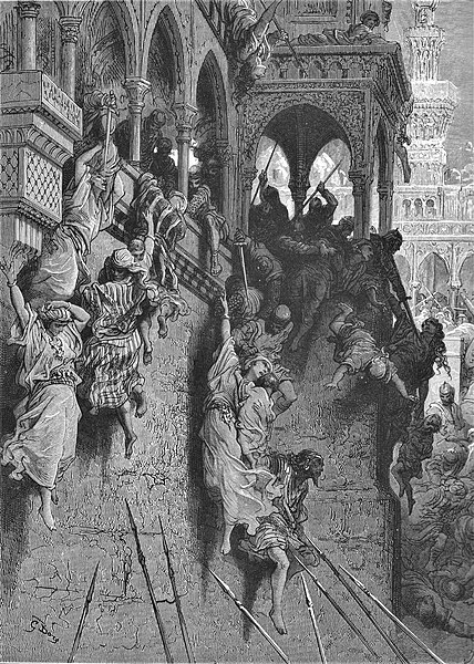   La masacre de Antioquía de Gustave Doré (1871)