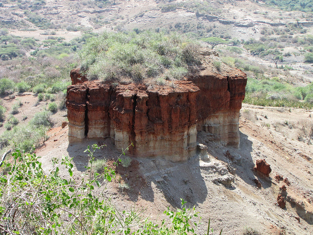 Ver el monolito en Olduvai Gorge, Tanzania