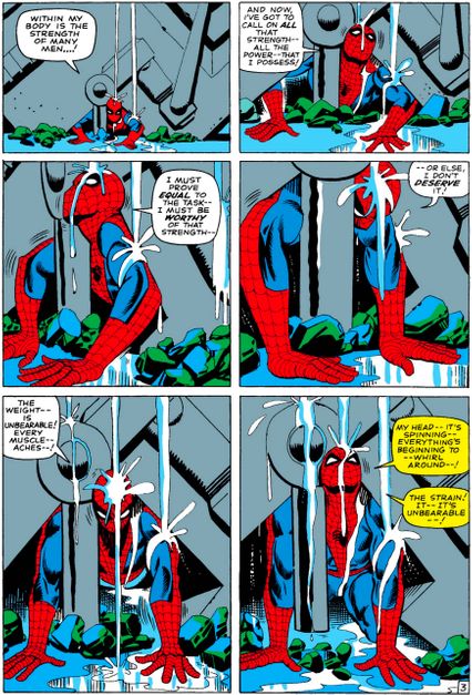 Resultado de imagen para cómics geniales valores morales spider-man