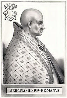 Resultado de imagen para Papa Sergio III
