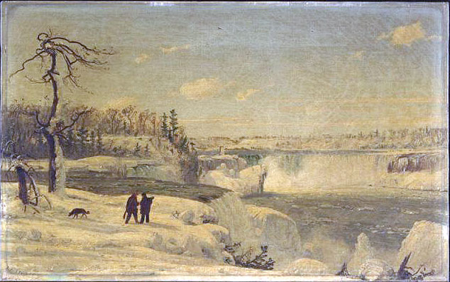 Resultado de imagen de Jasper Francis Cropsey - Otoño en América y Prospect Point Niagara Falls en invierno