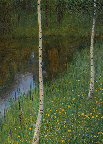 Resultado de imagen de Gustav Klimt - Lakeshore with Birches