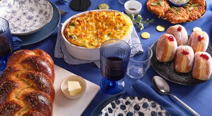 Comida tradicional que se come durante Hanukkah