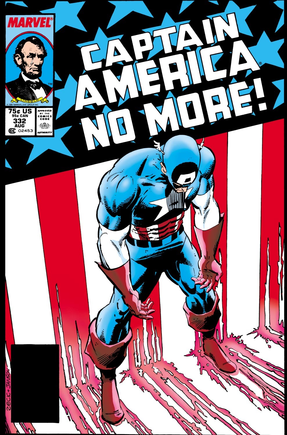 Resultado de imagen de Captain America Vol.  1 # 332